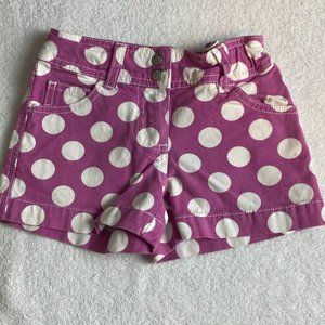 MINI BODEN Coastal Beach Party Polka Dot Shorts